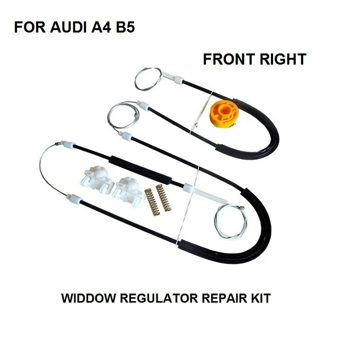

Бесплатная доставка OE #8D0837462, автозапчасти для AUDI A4 B5, Ремонтный комплект регулятора окон, передняя и правая части 1994-2001, новинка