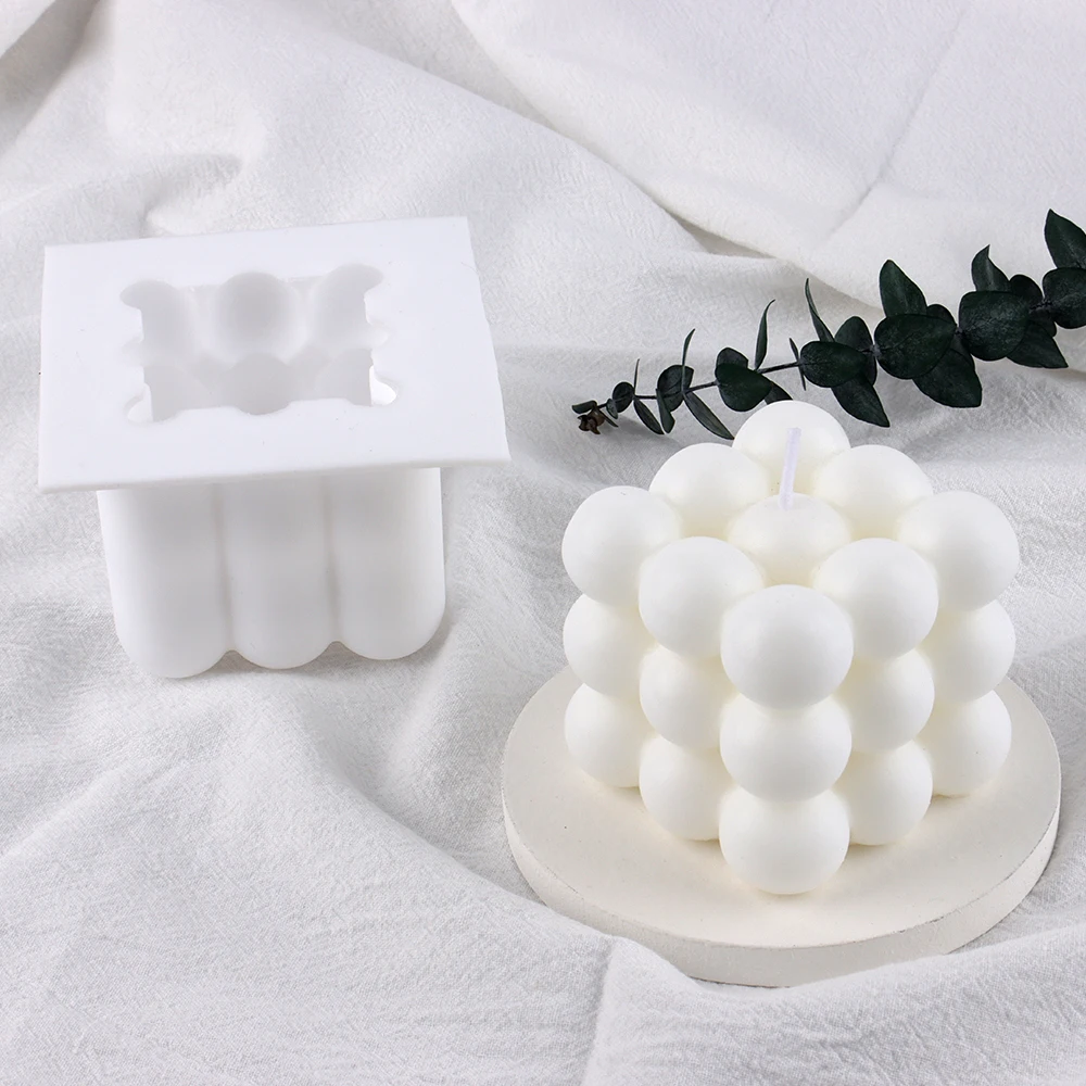 New 3d candle molds Soy Wax Silicone Mold Aromatherapy Gypsum Candle diy Candle Mould  Handmade Soap Mold Candle Making Supplies