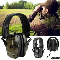 Protège oreilles tactique Anti bruit pour prise de vue électronique, Protection auditive, casque pliable 
