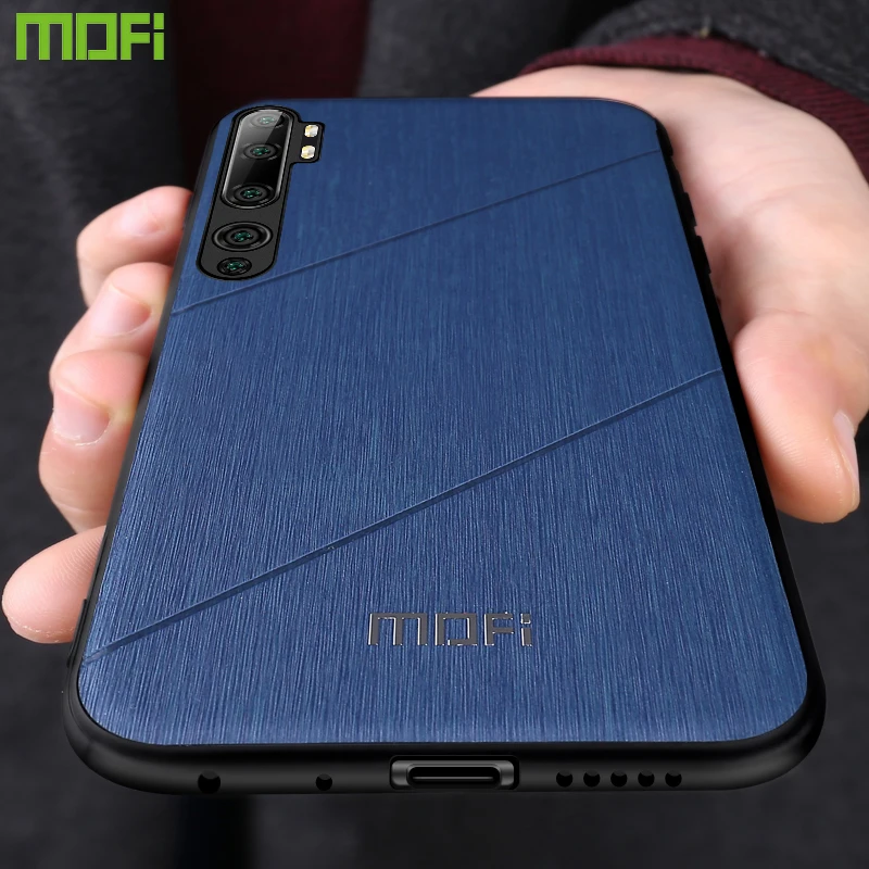 MOFi для Xiaomi mi Note 10 чехол Чехол xio cc9 pro pu Кожаный противоударный корпус capas