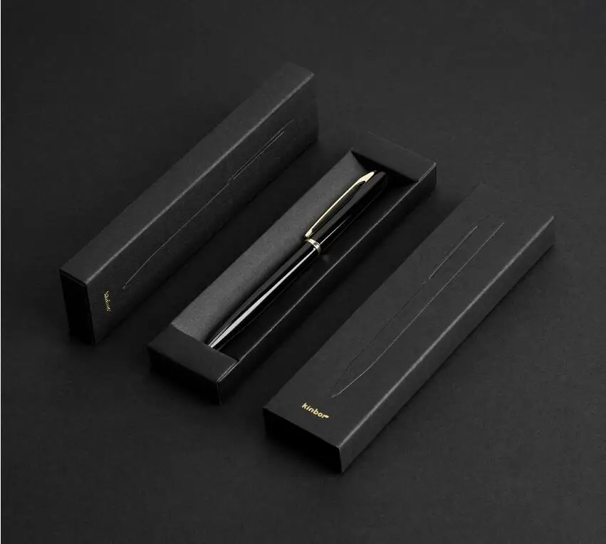Xiaomi Kinbor flow jinhua Signing Pen 0.5mm bullet pen Lightly screw out black pen Signature Pen smooth writing For Office Schoo