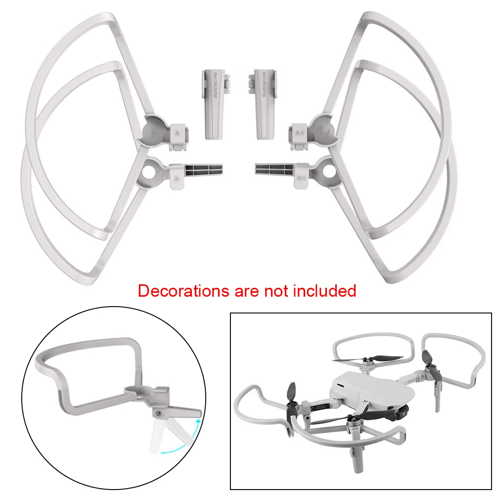 Защита, устойчивый к царапинам, пропеллер, набор, расширение, запасная часть, бампер, Быстроразъемное шасси для DJI Mavic Mini