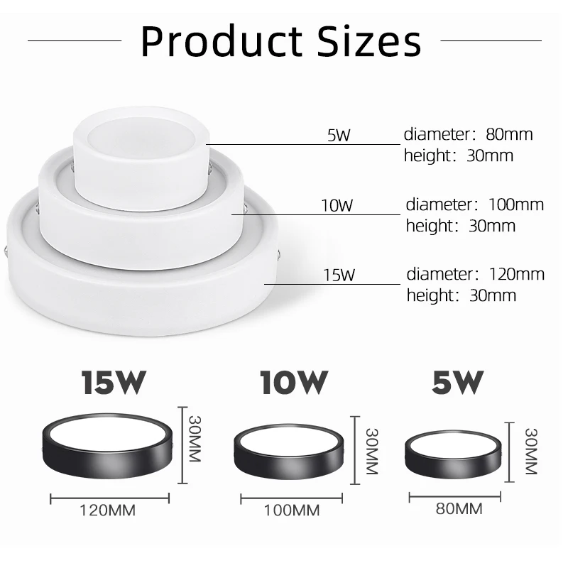 COB LED Spotlight Foldable Ceiling foco Lamp 220V Surface Mounted Downlight mini led 5W~25W LivingRoom Kitchen Street Spotlights 5