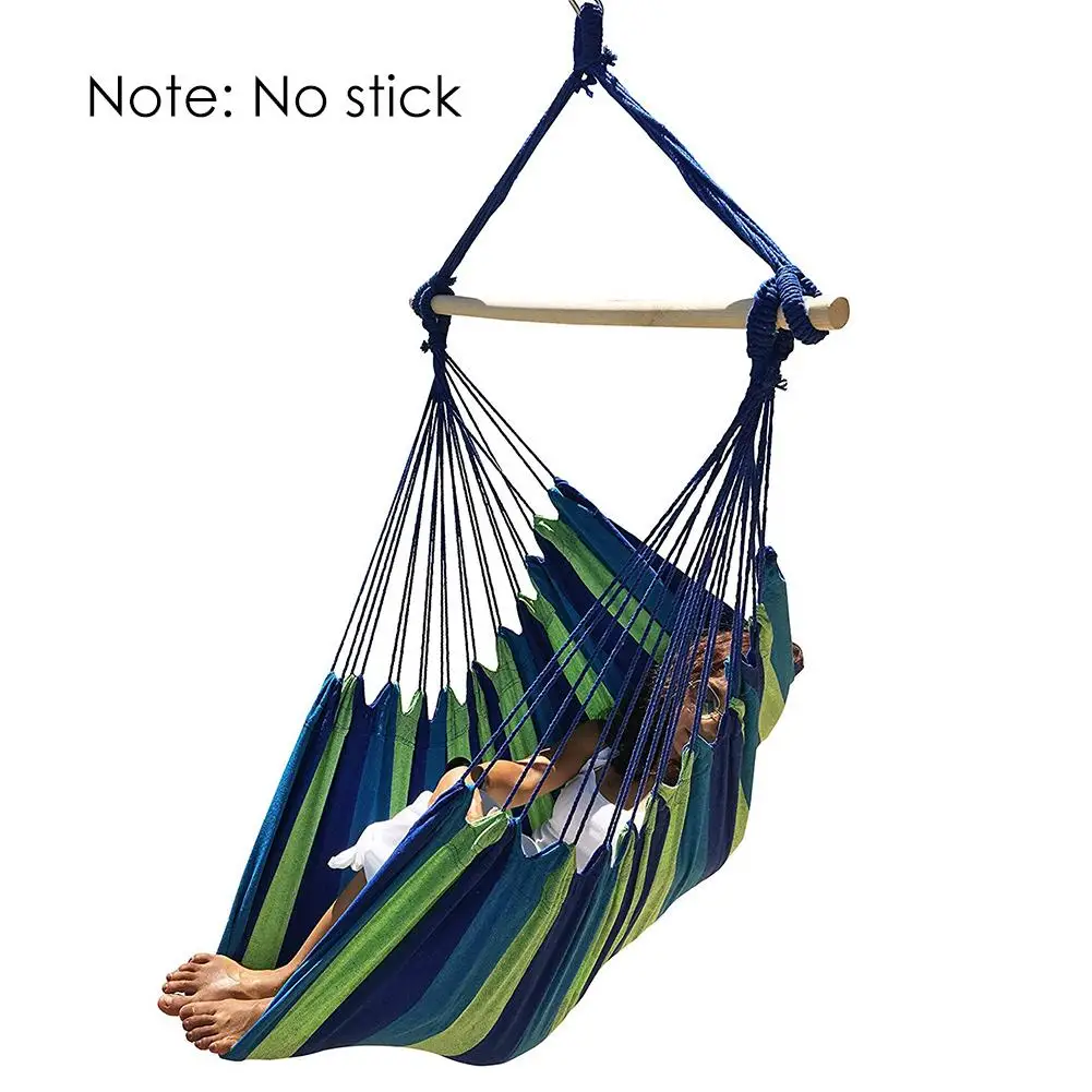 Portable Hanging Hammock Home Bedroom Swing Bed Lazy Chair For Outdoor Swing Travel Camping Canvas Hammock Chairs Dropshipping