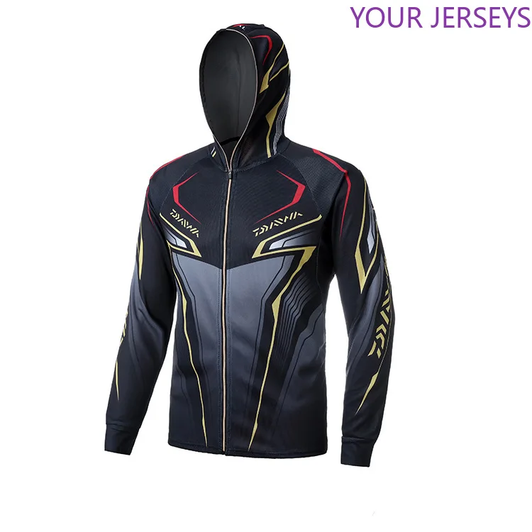 

3 Colors DAIWA Fishing Clothing Breathable Anti-UV Fishing Clothes Long Sleeve Fishing Shirts Outdoor Sports Jersey DAIWA Pesca