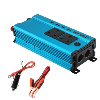 

High Quality Digital Display Car Inverter 1200W Car Power Inverter DC 12V To AC 220V Sine Wave Converter Car Power Inverter