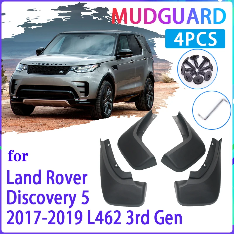 

4 PCS Car Mud Flaps for Land Rover Discovery 5 L462 2017 2018 2019 Mudguard Splash Guards Fender Mudflaps Auto Accessories