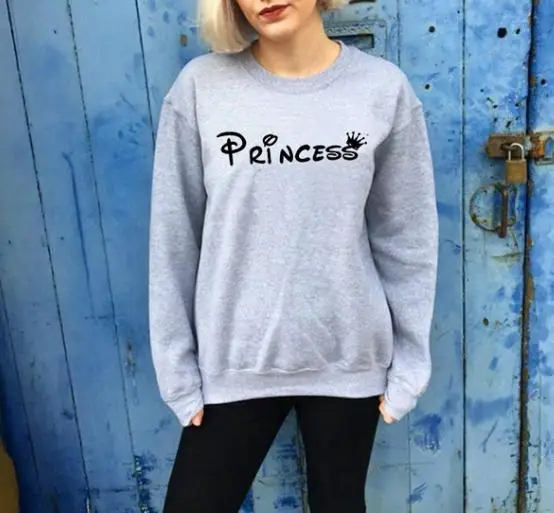 

Femme Friends Ladies T Shirt Women Tops Plus Size Women Clothing Princess Letter Print Women Tshirt Summer Long Sleeve Tee Shirt