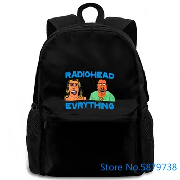

RADIOHEAD "EVRYTHING" WHITE W.A.S.T.E NEW HOLLYWOOD OFFICIAL ADULT Printing women men backpack laptop travel school adult