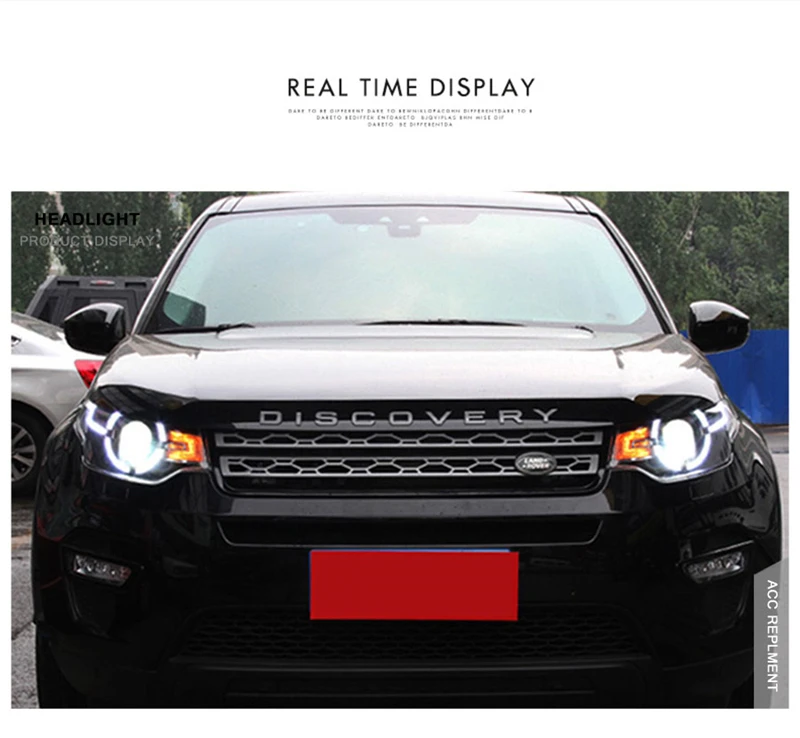 СВЕТОДИОДНЫЙ drl Головной фонарь автомобильный Стайлинг для обнаружения светодиодный фары- для обнаружения двойной луч H7 HID комплект Биксеноновые линзы