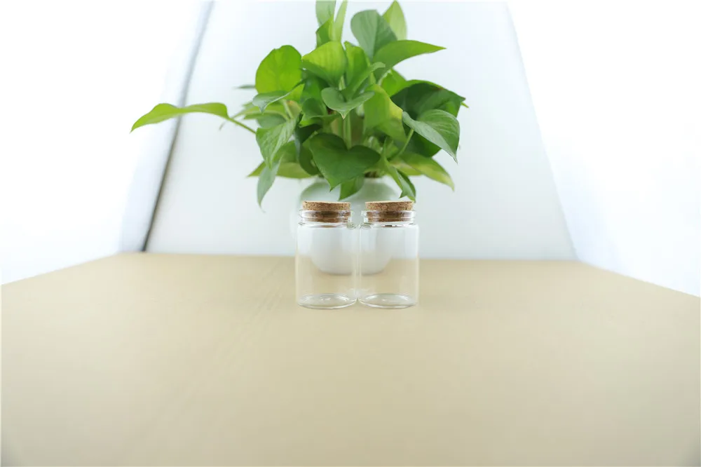 12pcs 47mm 80ml Cork Stopper Glass Bottles Spicy Storage Jar Bottle Containers Glass spice Jars Vials DIY Craft (7)