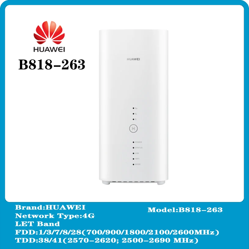 Huawei 4G Роутер 3 Prime B818 LTE Cat19 до 1 6 Гбит/с беспроводной CPE WiFi PK B618 B715 | Компьютеры и офис