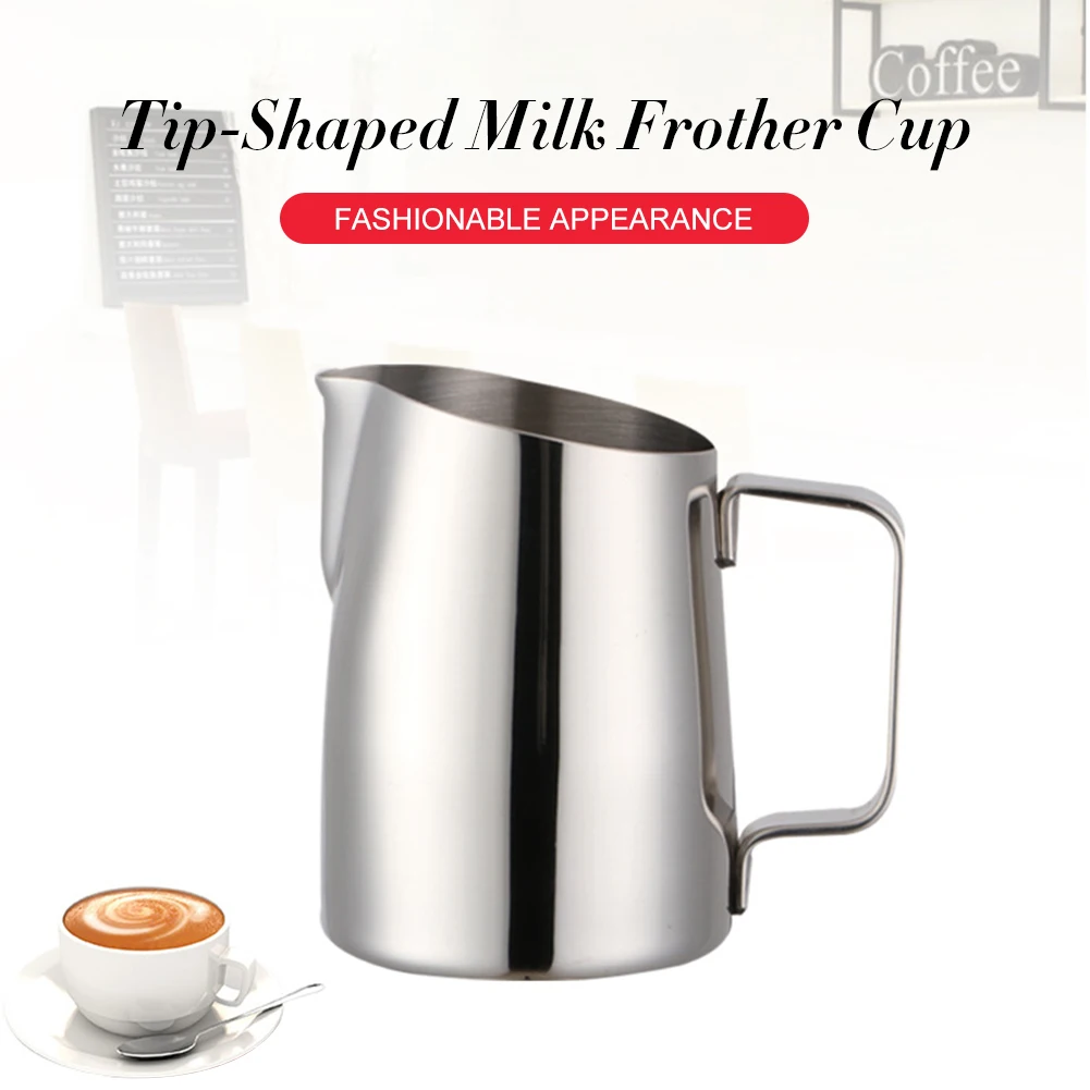 400ml Milk Jugs Fashion Stainless Steel Milk Craft Milk Frothing Pitcher Coffee Latte Frothing