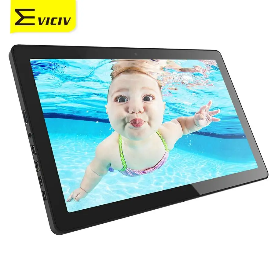 Eviciv 10 дюймовый 1368x768 портативный монитор для ПК PS4 Windows 7 8 HD LCD HDMI IPS внешний экран