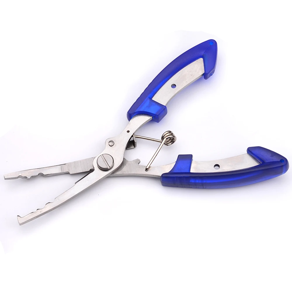 

Proberos Stainless Steel Fishing Plier 18.5cm Multi-function Fishing Line Clamp Pick Hook Field Clamp Fishing Gear Accessories