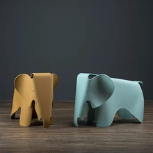 

GY Nordic Simple Children's Plastic Stool Elephant Stool Home Color Toy Stool Outdoor Cartoon Chair Photography Props