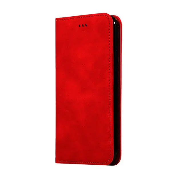 Красный Роскошный однотонный кожаный флип-чехол для huawei Honor 9X, чехол Honor 9X, премиум-чехол из искусственной кожи, чехол-бумажник для Funda Honor 9 X X9 HLK-L41 LX1 - Цвет: Красный