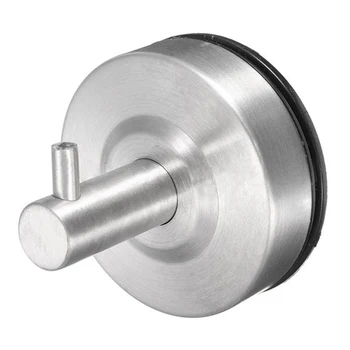 

1 Set of 3 Stainless Steel Suction Cup Hooks, Vacuum Suction Wall Hanging Rod, Non-Marking Kitchen Wall Hanger, Strong Nail-Free