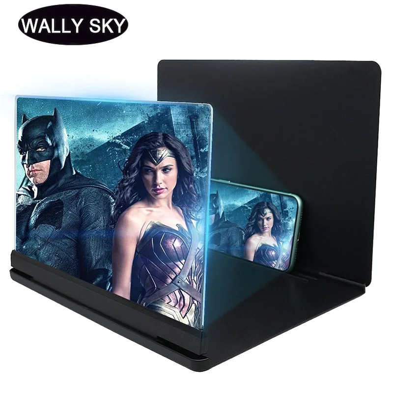 HD усилитель экрана телефона Настольная лупа Складная для мобильный телефон