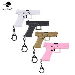 Tactical G45 Gun Weapon Shape Keychain Mini Decoration Portable Detachable Keyring Key Chain Trend Xmas Gift