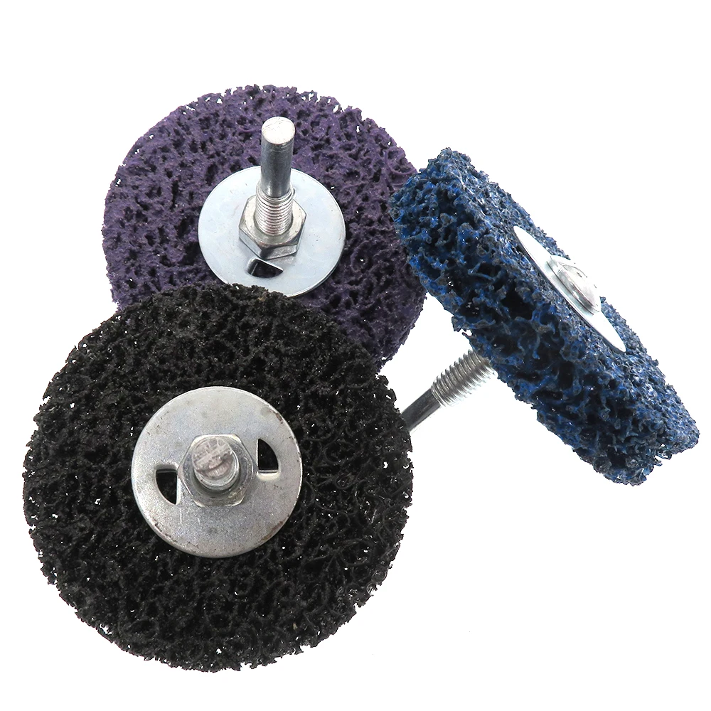 1 Uds rueda de decapado de discos para amoladoras angulares limpiar y eliminar pintura revestimiento de óxido para Metal madera de fibra de vidrio de trabajo