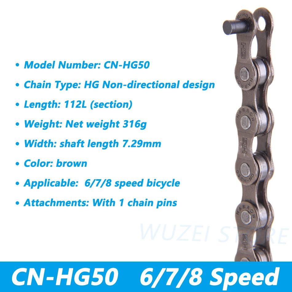 SHIMANO 8/9/10/11/12Speed Chains HG40 HG50 HG53 HG93 HG54 HG95 4601 HG601 HG701 HG901 Road MTB Bicycle Chains 112/116/118 Links