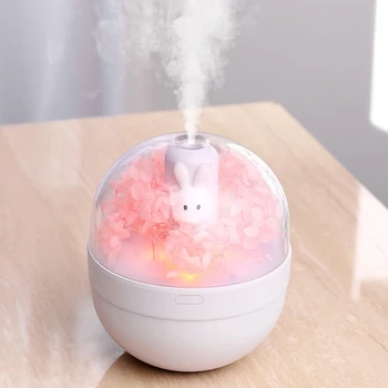 

Battery Air Humidifier 220ML Rabbit Diffuser Rechargeable Humidification USB Aroma Essential Oil Diffuser Cool Mist Maker Fogger