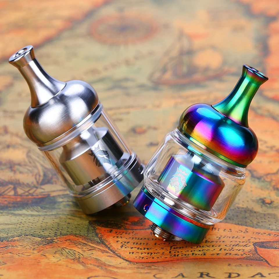 Оригинальный бак KAEES Aladdin MTL RTA 22 мм с емкостью 2 мл системой быстрого блокировки 510