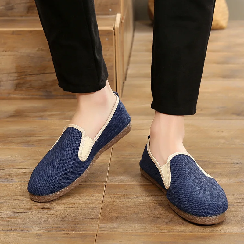 

Fashion Solid Spring Autumm Casual Loafers Shoes for Men Leisure Soft Flat Slip On Shoes Classics Comfy Driving Shoes