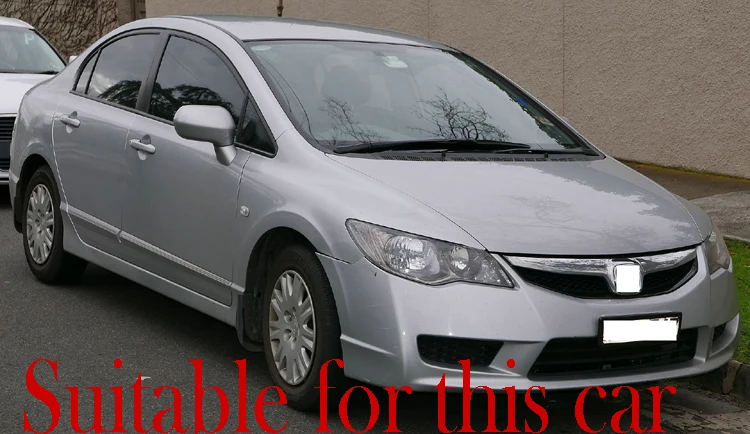 Для Hodna Civic Sedan, 8 поколение 2006 2007 2008-2011 пластиковый внешний козырек вентиляционные Шторы окно Защита от солнца и дождя дефлектор 4 шт