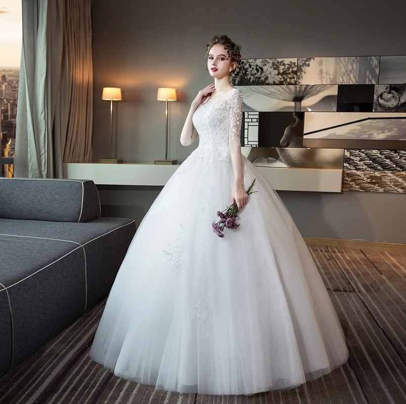 Свадебное платье на шнуровке; свадебное платье; vestido de noiva/свободное платье/robe de mariee