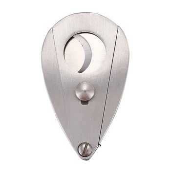 

Double Blades Cigar Cutter Stainless Steel Pocket Gadgets Cigarette Knife Cuban Smoking Accessories