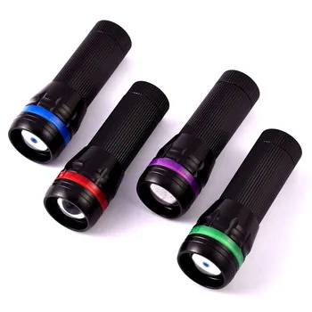 

Glare Flashlight High Power Led Flashlight Mini Portable Retractable Zoomable Flashlight Camping Light Flash Bike Light Torch
