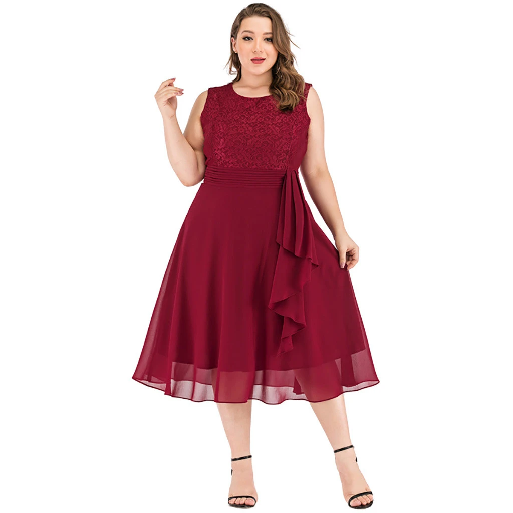 JAYCOSIN Lace Dress Women