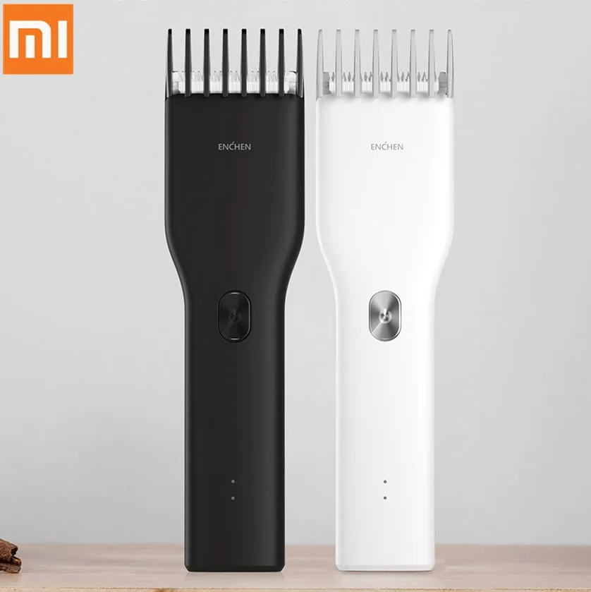 Продажа Xiaomi машинка для стрижки волос ENCHEN Boost USB триммер для волос перезаряжаемый двухскоростной Керамический Резак для волос быстрая зарядка детск...