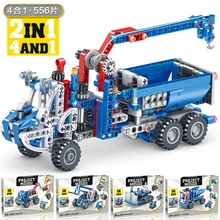 1010 Mechanical Gear Building Blocks Excavator Truck Children's Educational Toys Compatible with Lego Assembly Technology конструктор peng yue toys gear blocks 9207