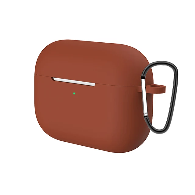 Темно-зеленый Чехол для Airpods Pro Чехол Мягкий Silixone беспроводной Bluetooth чехол для наушников для Airpods 3 чехол Аксессуары для наушников Чехол - Цвет: Темно-зеленый