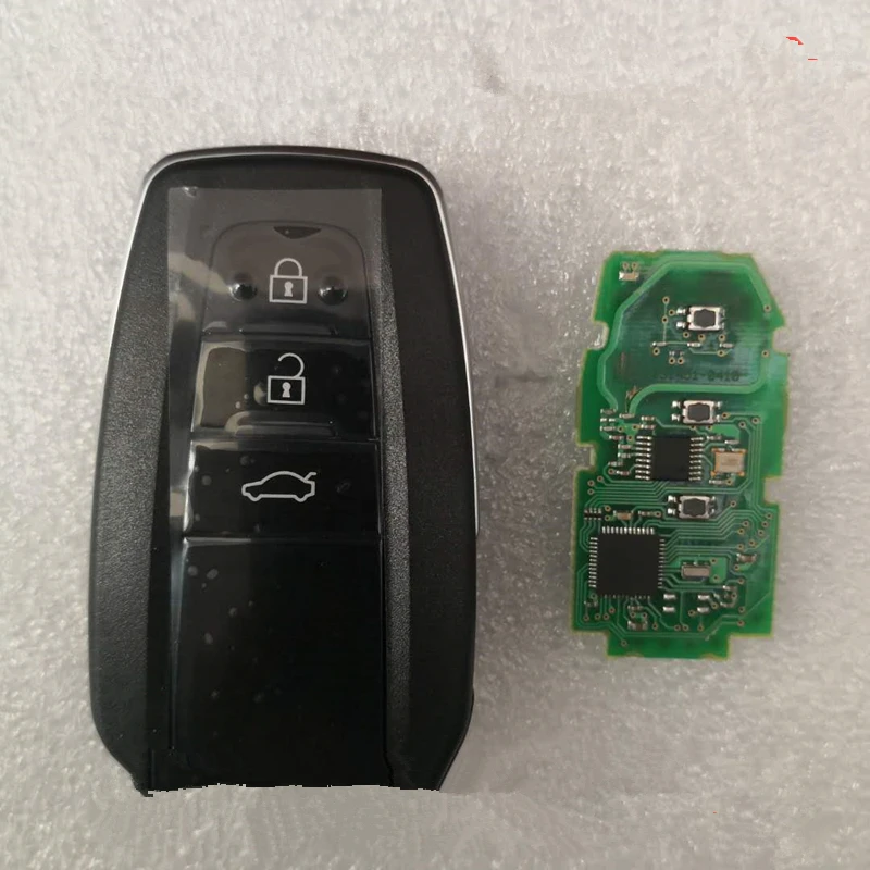 3 BUTTONS CAR KEYLESS SMART REMOTE KEY 434MHZ WITH 8A CHIP FOR TOYOTA CAMRY COROLLA C-HR CAR INTELLIGENT SMART KEY BOARD NO.0410