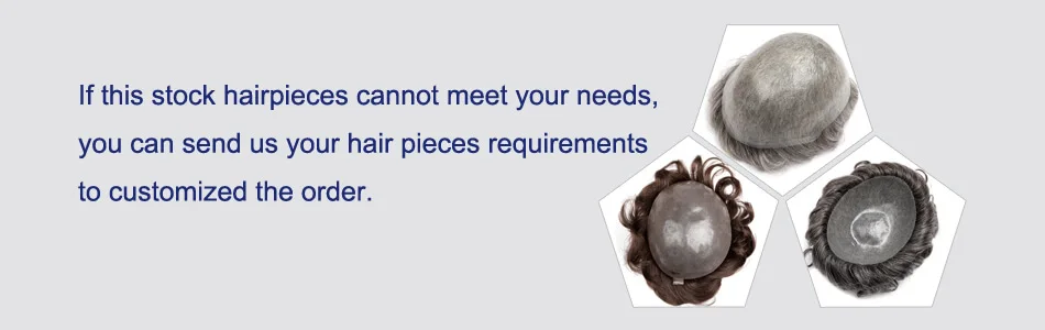 Hollywood-Toupee Lace & PU Base Human Hair Replacement System Unit Toupee Wig For Men Durable Male Hair Prosthesis Men's Wigs
