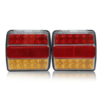 

16LED Trailer Tail Light Waterproof Universal Stop Rear reflector Turn signal Marker