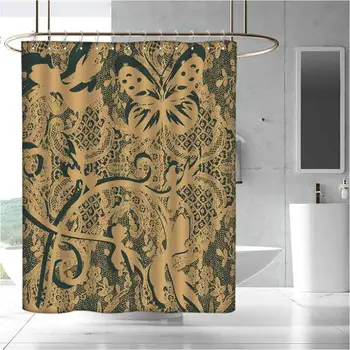 

Hotel Quality Polyester Shower Curtain Shower and Bathtub