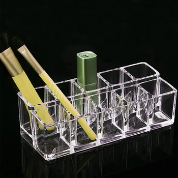 

Lipstick Holder Display Stand 16 Deep Slot Acrylic Makeup Organizer Clear