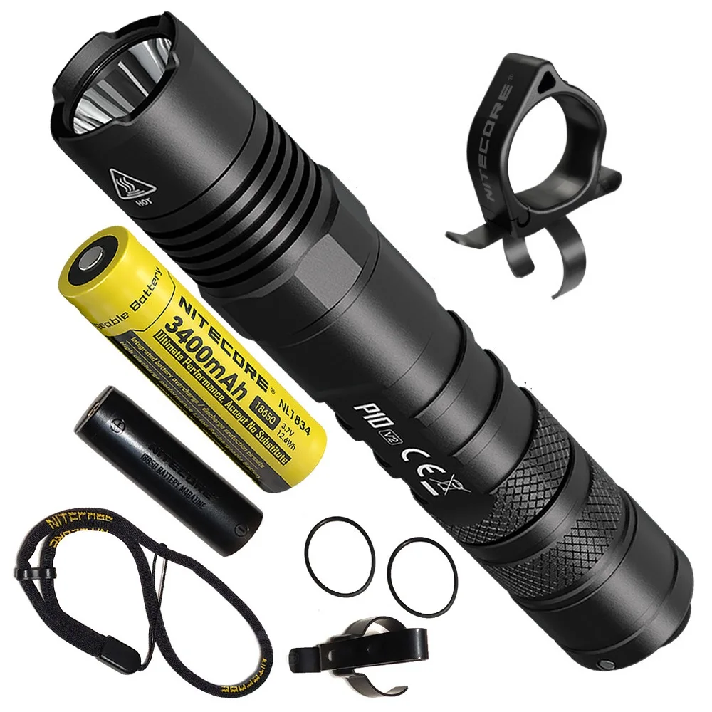 Original NITECORE P10 V2 LED Flashlight CREE XP-L2 V6 1100Lm Powful Police Flashlight with18650 Battery for Outdoor Search