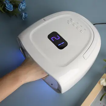 

60W Portable UV Led Lamp Gel Nail Polish Dryer Quick Drying Nail Art Machine 100-240V Nail Drying Curing Lamps