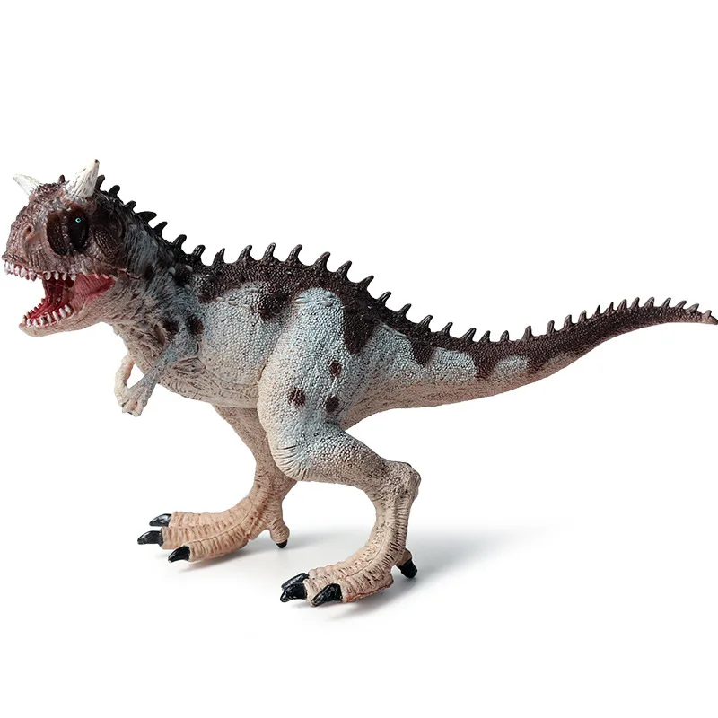 Jurassic Dinosaur Model Toy Cattle Dragon Oviraptor Double Guanlong Blue Dragon Allosaurus Toy Plastic Animal Ornaments