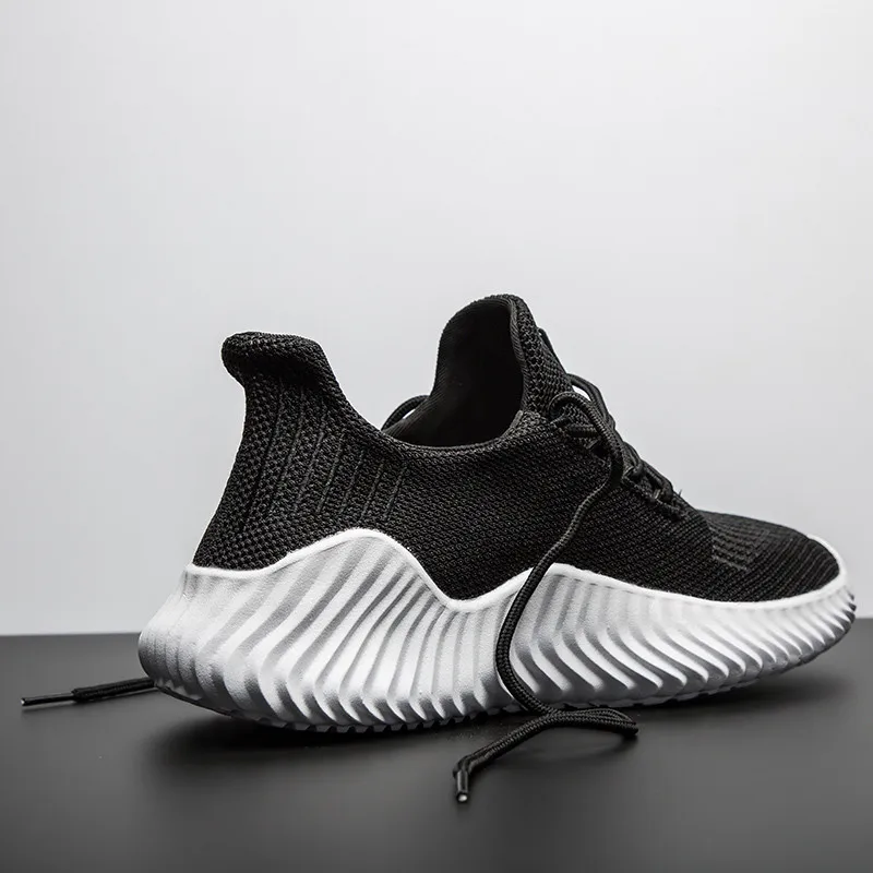 Fashion New Mens Shoes Summer Breathable Men Sneakers Lightweight Trend Casual Gray Wear-resistant Walk Large Size | Обувь
