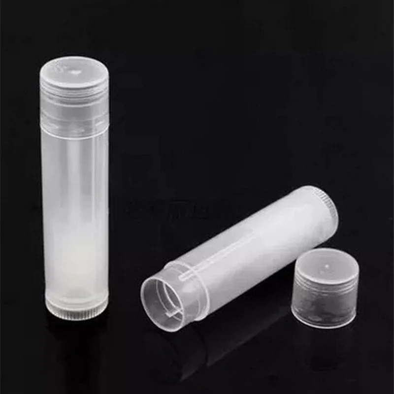 5pcs/Lot Plastic Empty Clear LIP BALM Tubes Containers Lipstick Fashion Cool Lip | Красота и здоровье