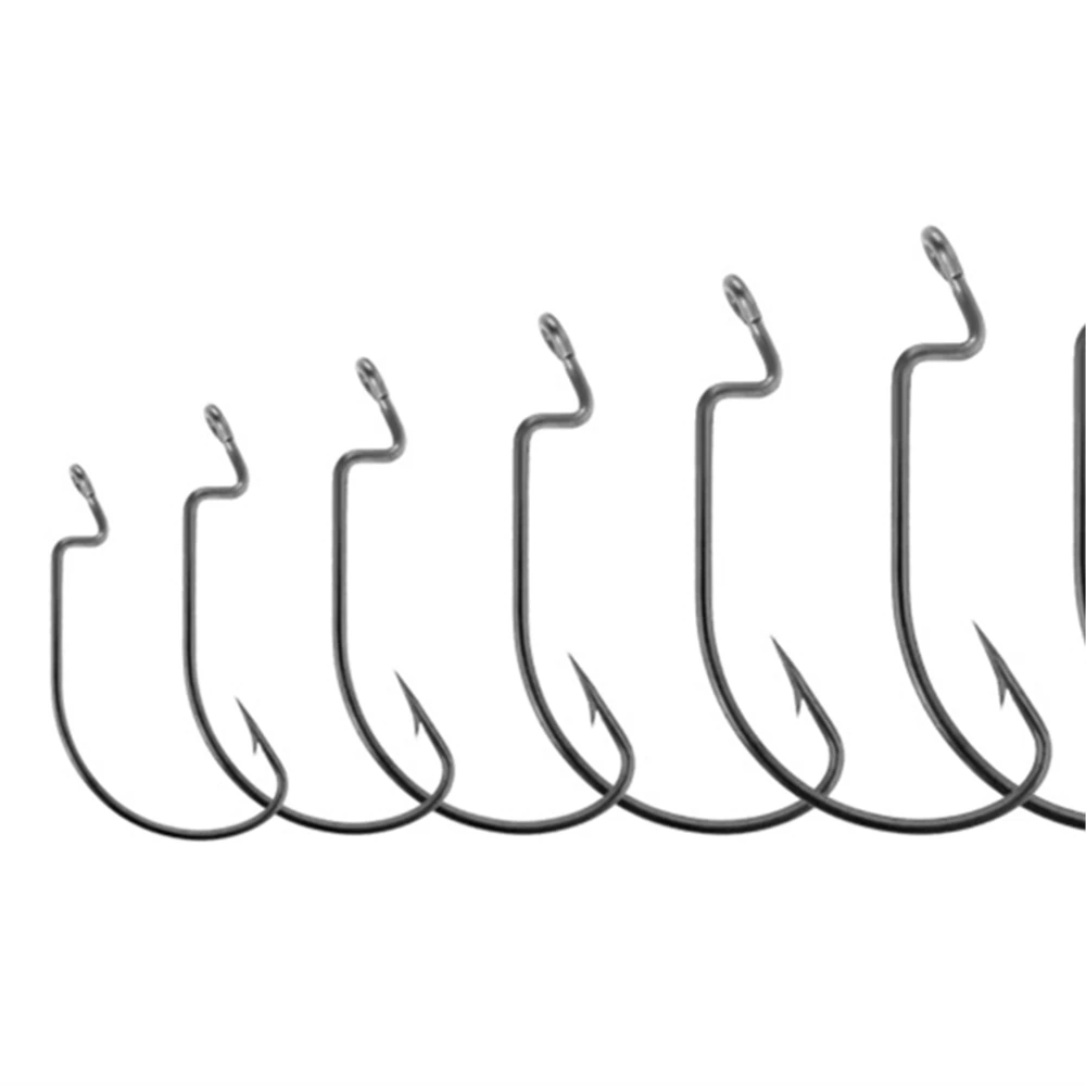 10 шт./рыболовная снасть, зимняя рыболовная приманка из высокоуглеродистой стали, крючок с шипами, большой crank3cm-5.3cm, искусственный широкий Кривошип для живота, крючок для баса
