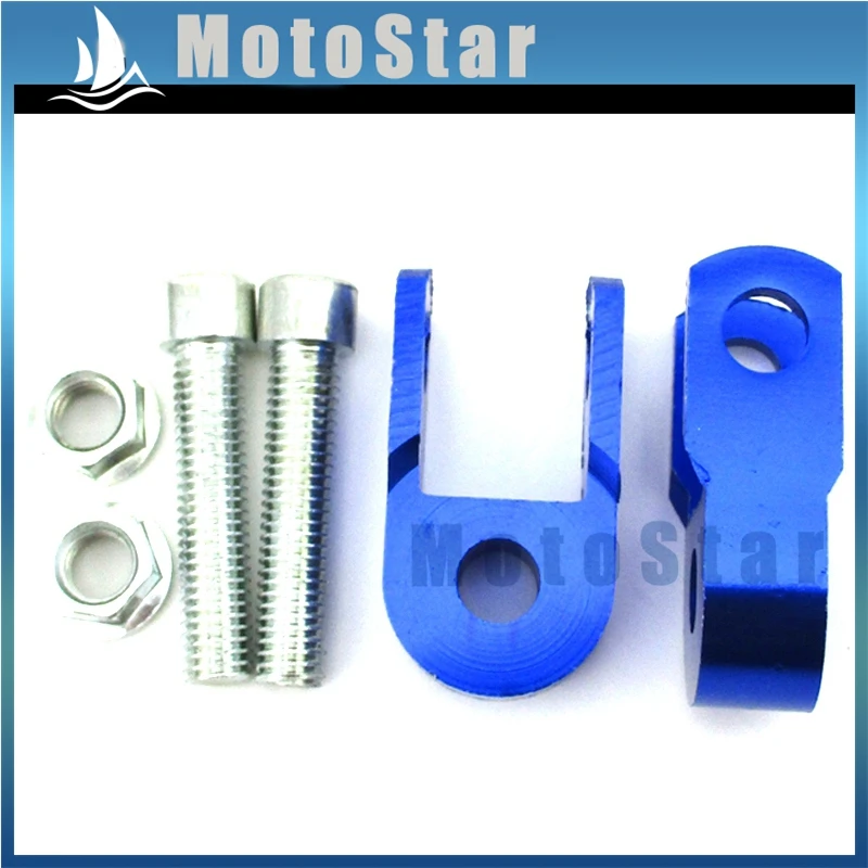 Blue CNC алюминиевый амортизатор расширение высоты расширитель Riser конус для мотора мотоцикла яма Байк ATV Quad - Цвет: Blue