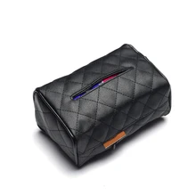 Спинка для офисных кресел из подвесная Автомобильная ТКАННАЯ коробка автомобильные принадлежности ткани Бумага лоток для дома машина салфетки держатель, чехол, органайзер украшения инструменты